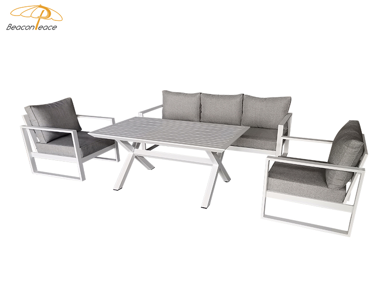 Outdoor Garden Aluminum Sofa