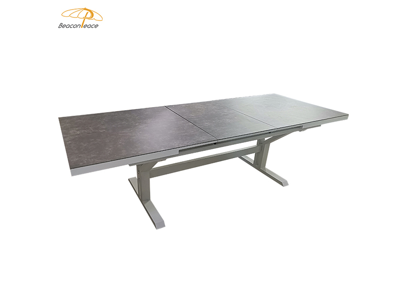 extendable outdoor dining table