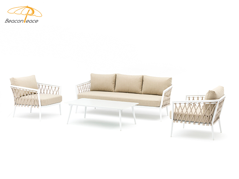 woven rope outdoor sofa