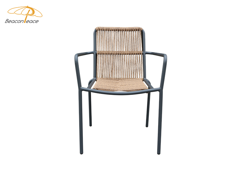 rattan garden armchair