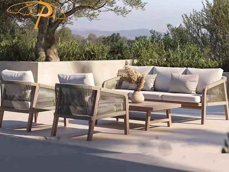 Teak Wood Garden Sofa